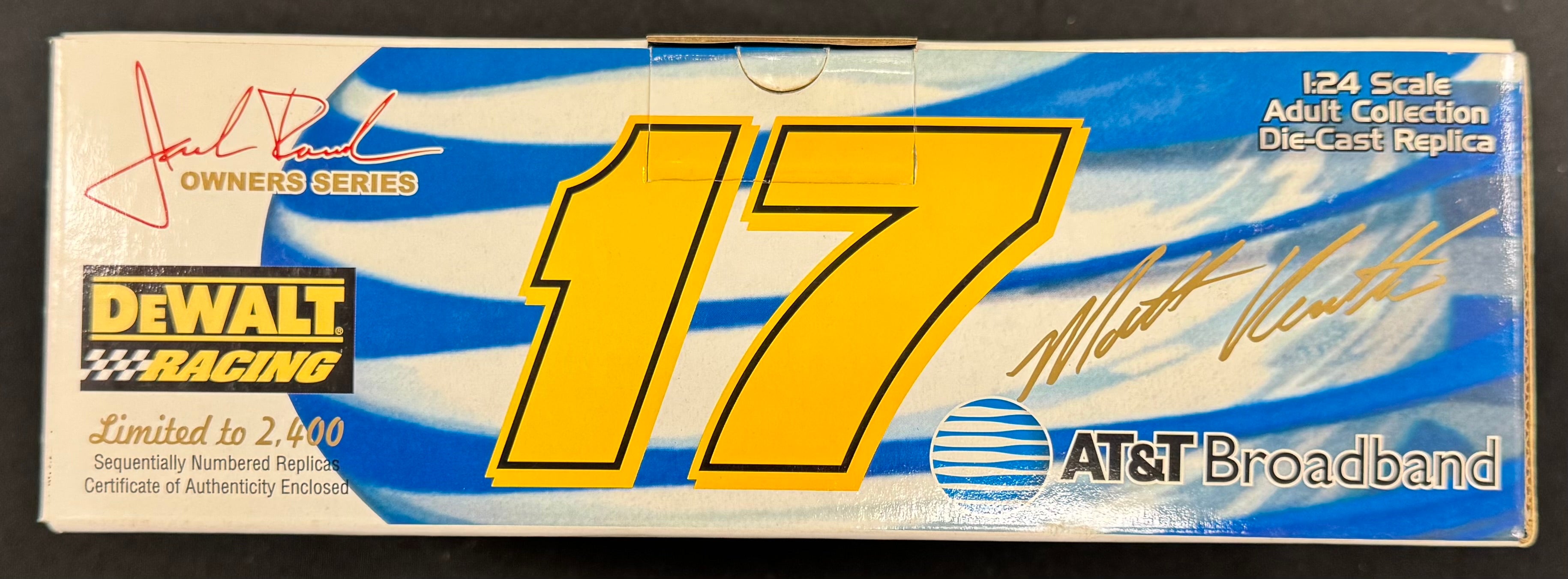 Matt Kenseth #17 AT&T Broadband Team Caliber 1:24 Diecast Car /2400