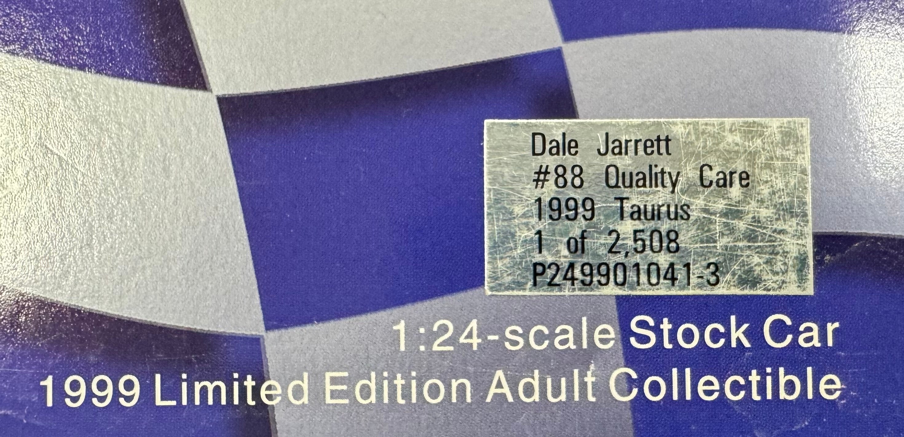 Dale Jarrett #88 Quality Care Gold 24kt Action Racing 1:24 Diecast Car /2508