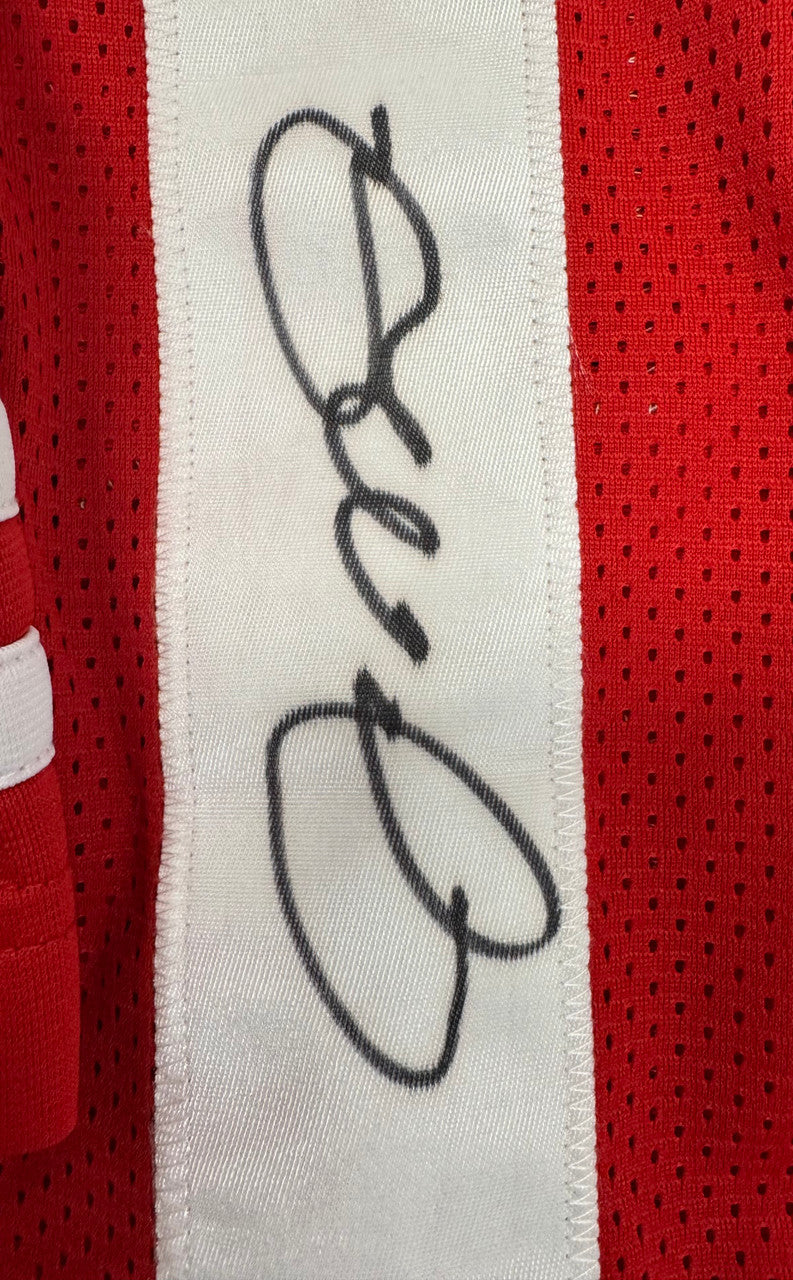 Joe Montana Signed Autographed Custom Jersey Red JSA Cert