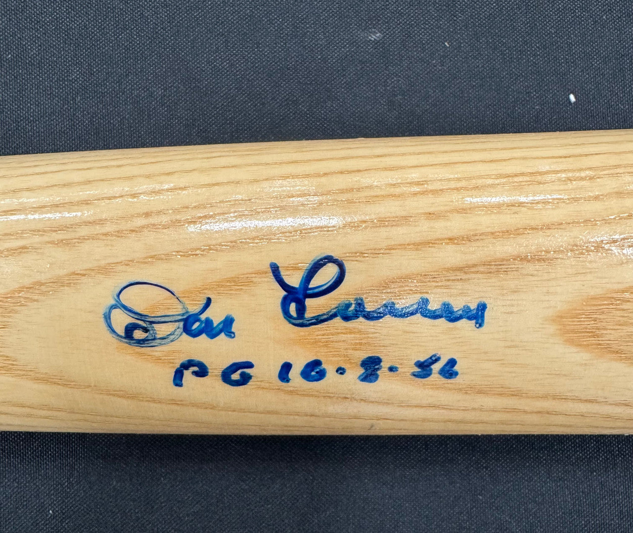 Don Larsen Signed Autographed Inscribed Bat PG 10-8-56 Reggie Jackson Cert