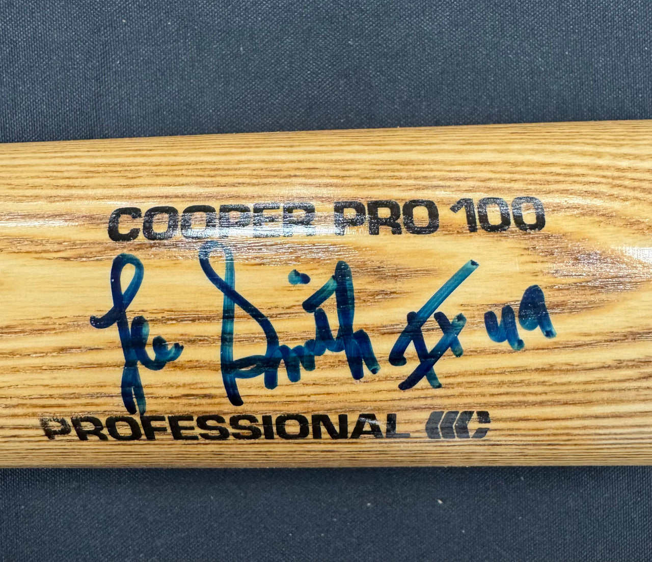 Lee Smith Signed Autographed Signed Bat JSA