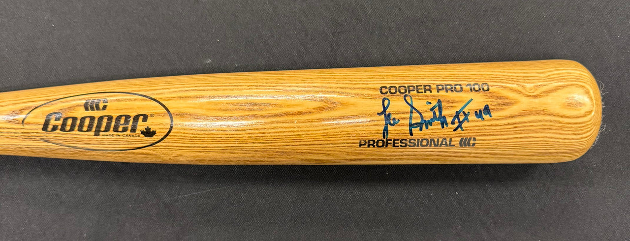 Lee Smith Signed Autographed Signed Bat JSA