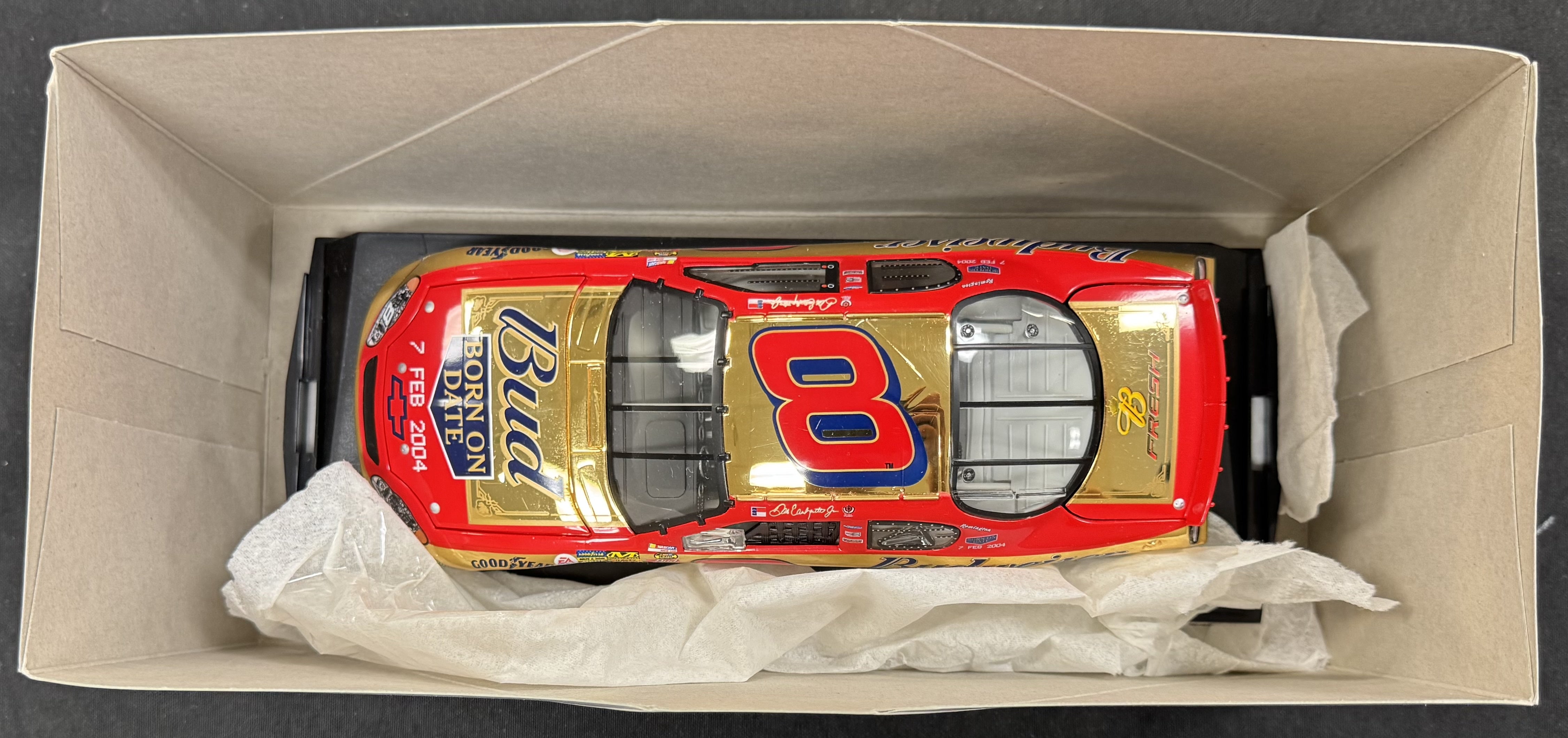 Dale Earnhardt Jr. #8 Born on Date Gold 24kt Action Racing 1:24 Diecast Car /504