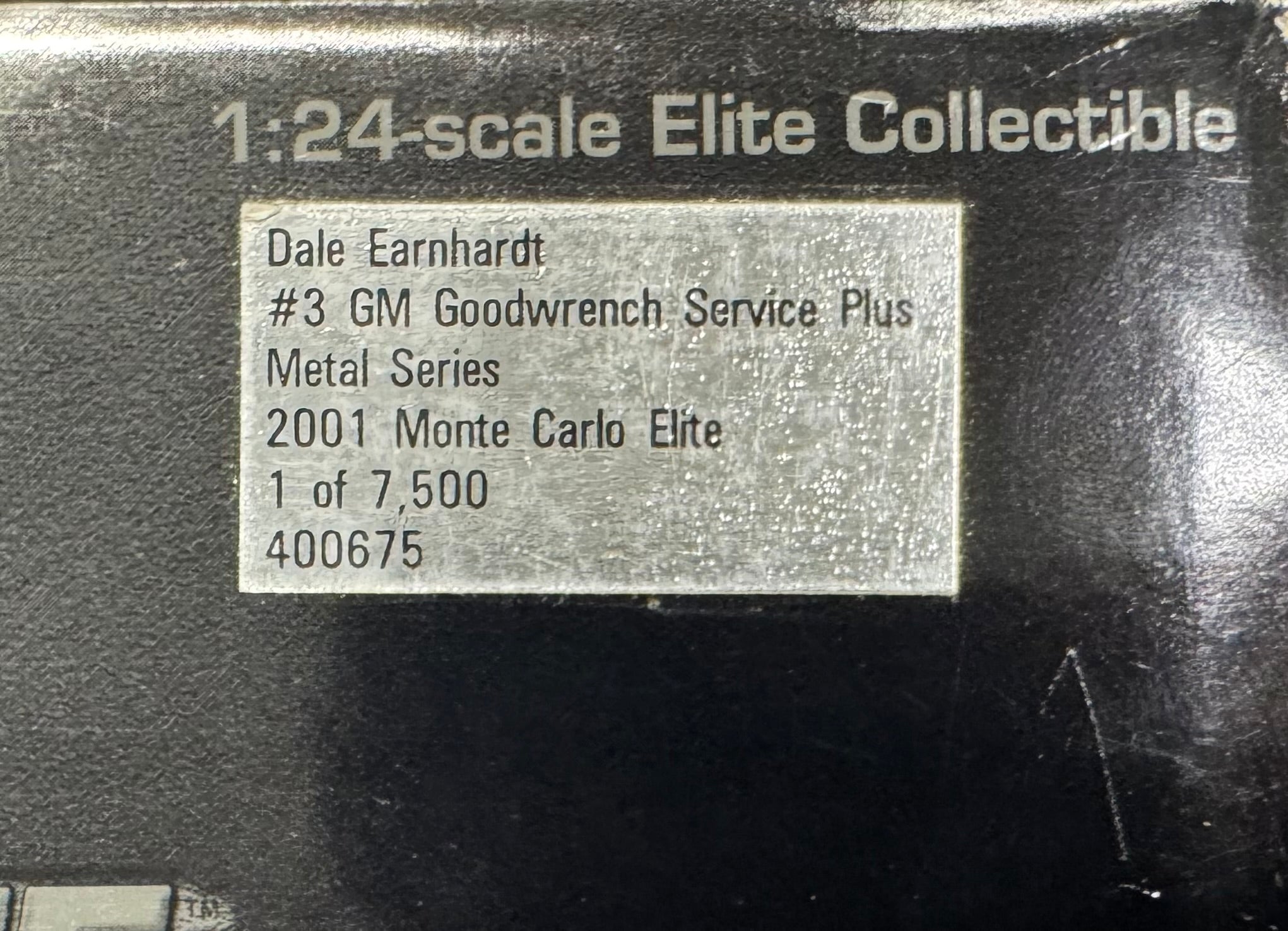 Dale Earnhardt Sr. #3 GM Metal Series Action Racing Elite 1:24 Diecast Car /7500
