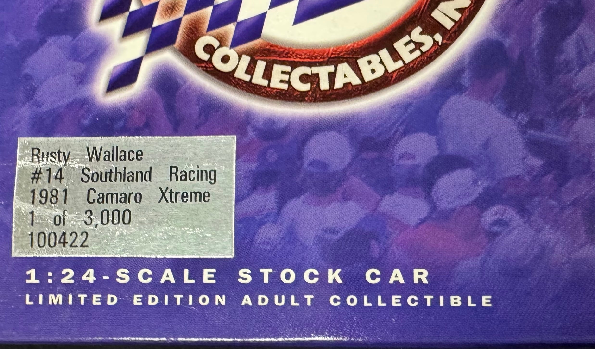 Rusty Wallace #14 Southland Camaro Action Racing Xtreme 1:24 Diecast Car /3000