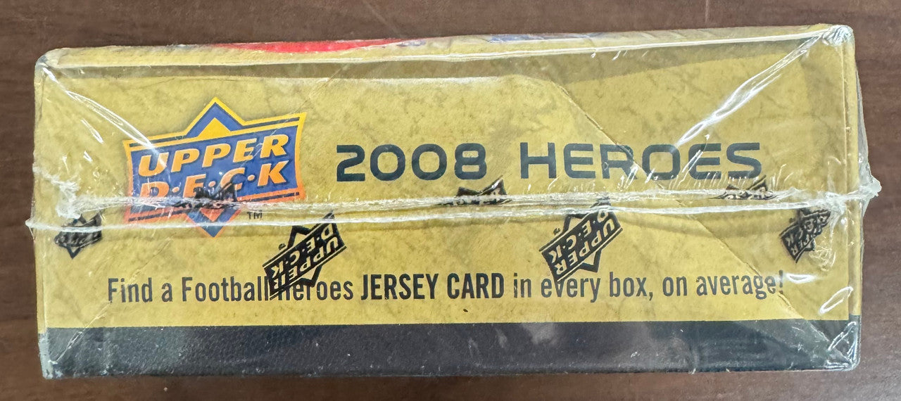 2008 Upper Deck Heroes Football Retail Box Factory Sealed