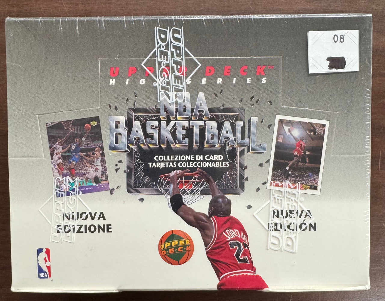 1992/93 Upper Deck High Italian Basketball Box Factory Sealed