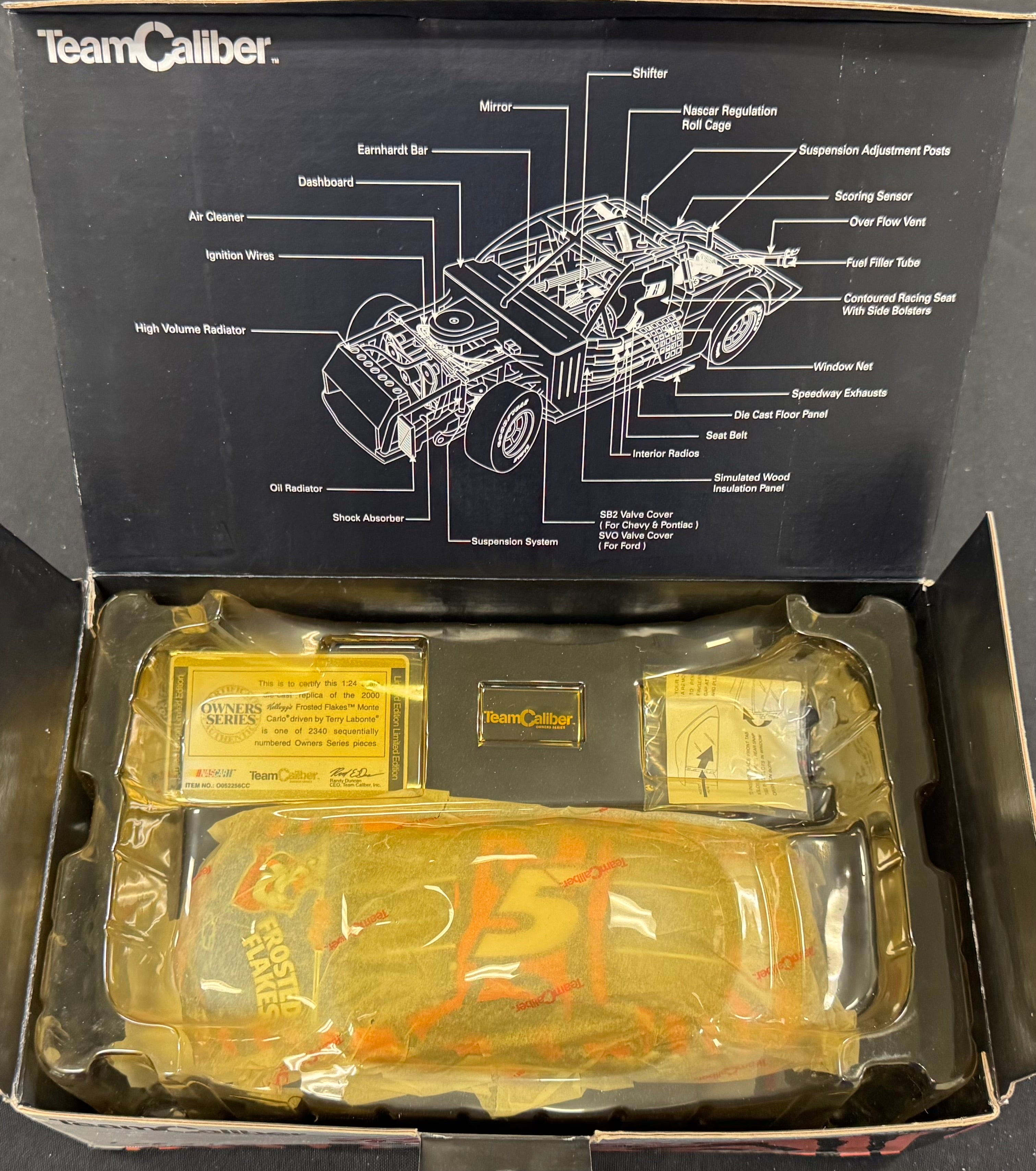 Terry Labonte #5 Frosted Flakes 2000 Team Caliber 1:24 Diecast Car /2340
