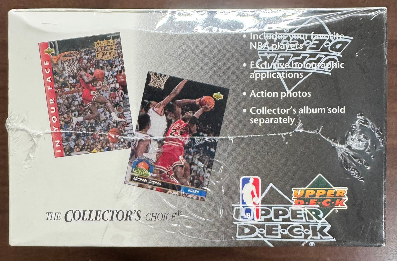 1992/93 Upper Deck High Italian Basketball Box Factory Sealed