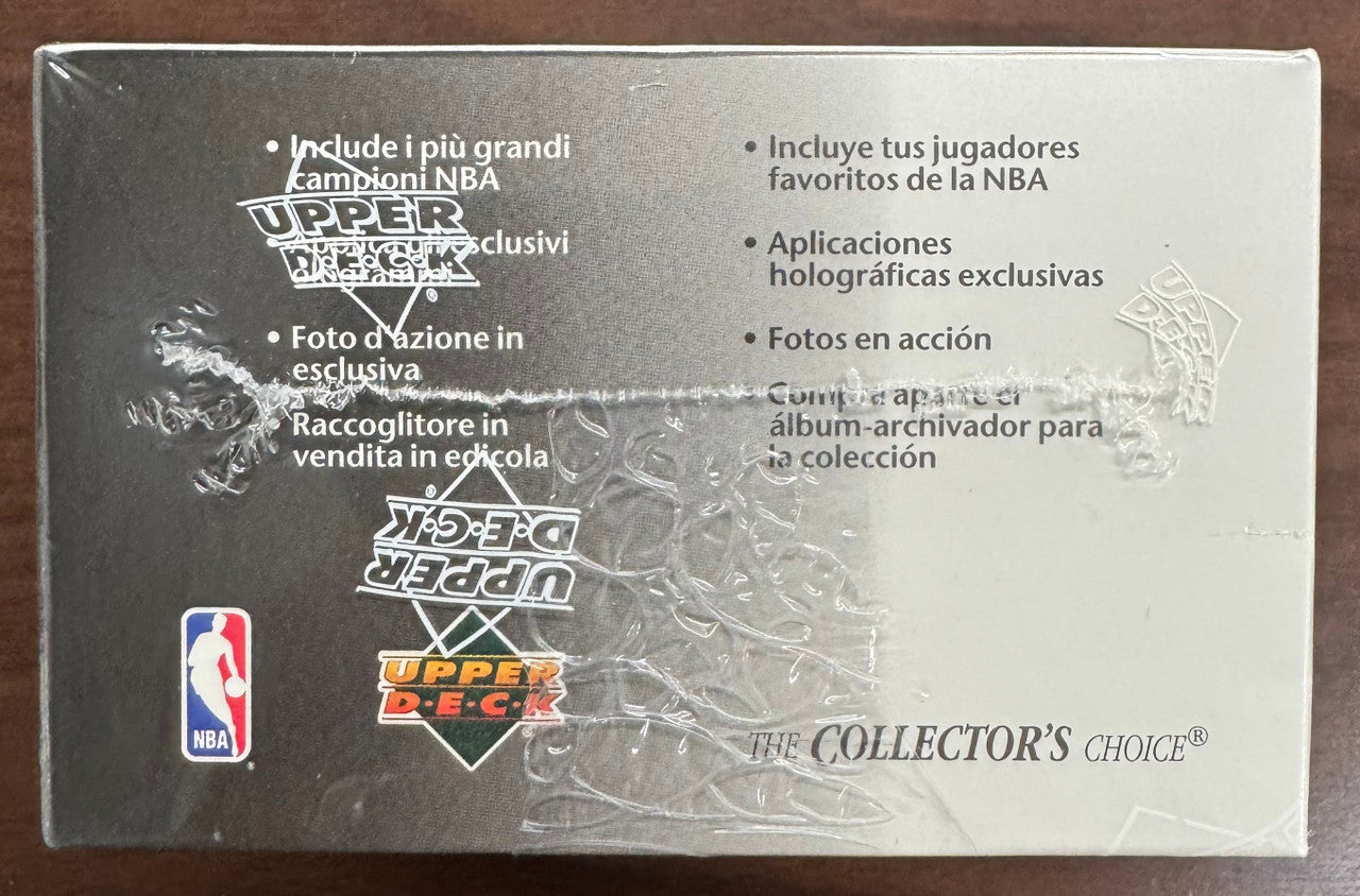 1992/93 Upper Deck High Italian Basketball Box Factory Sealed