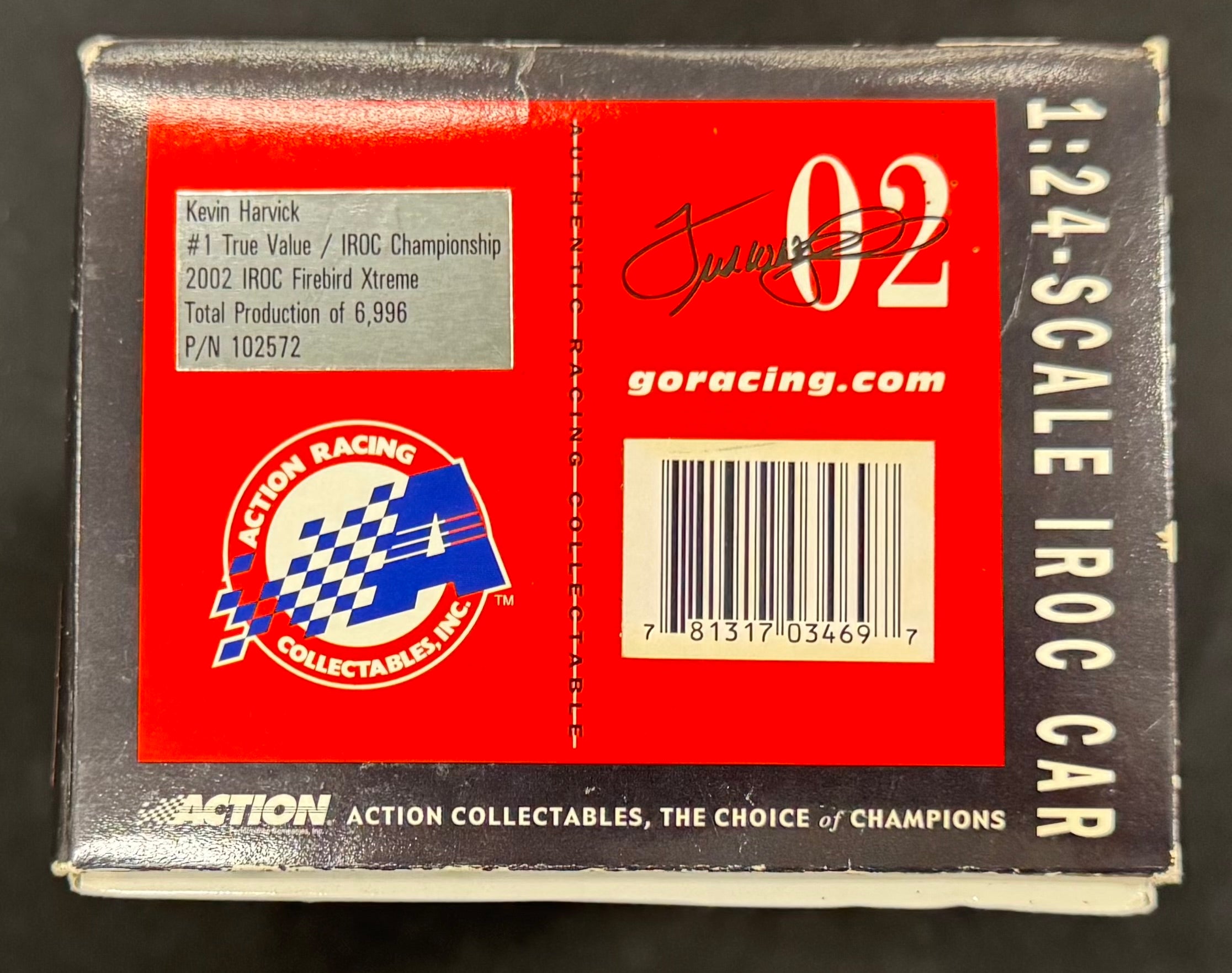 Kevin Harvick #1 True Value 2002 Firebird Action Racing 1:24 Diecast Car /6996