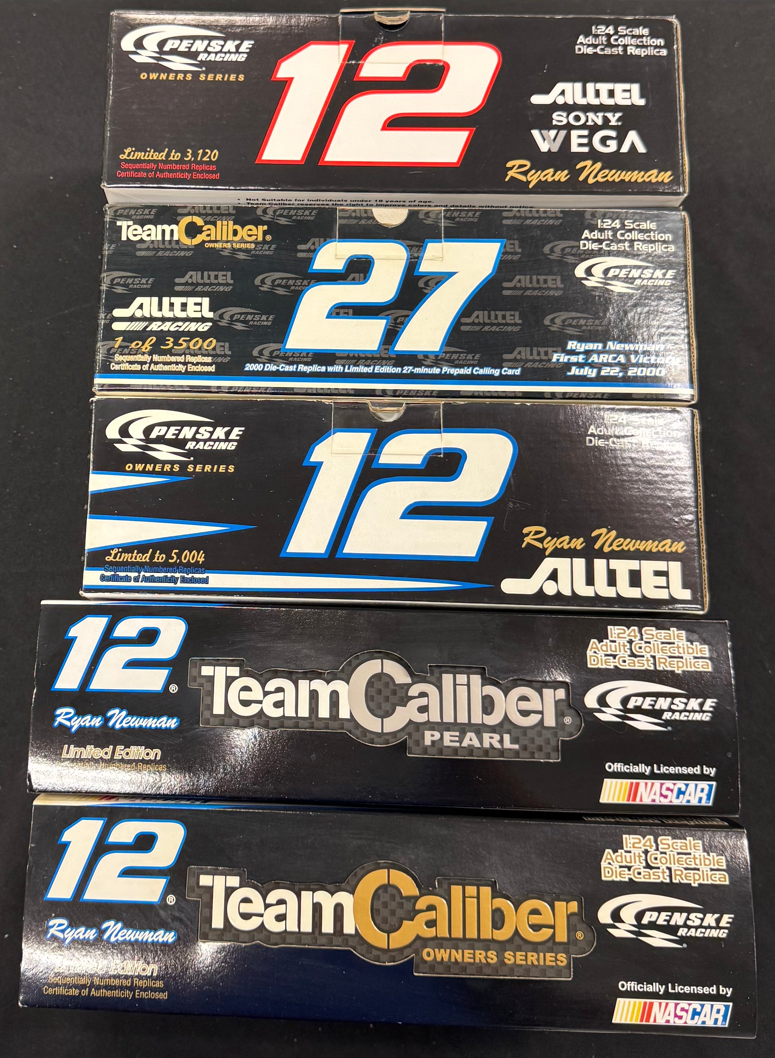 Ryan Newman Alltel Racing Team Caliber 1:24 Diecast Car Lot