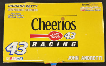 John Andretti #43 Cheerios Racing 2002 Team Caliber 1:24 Diecast Car /2400