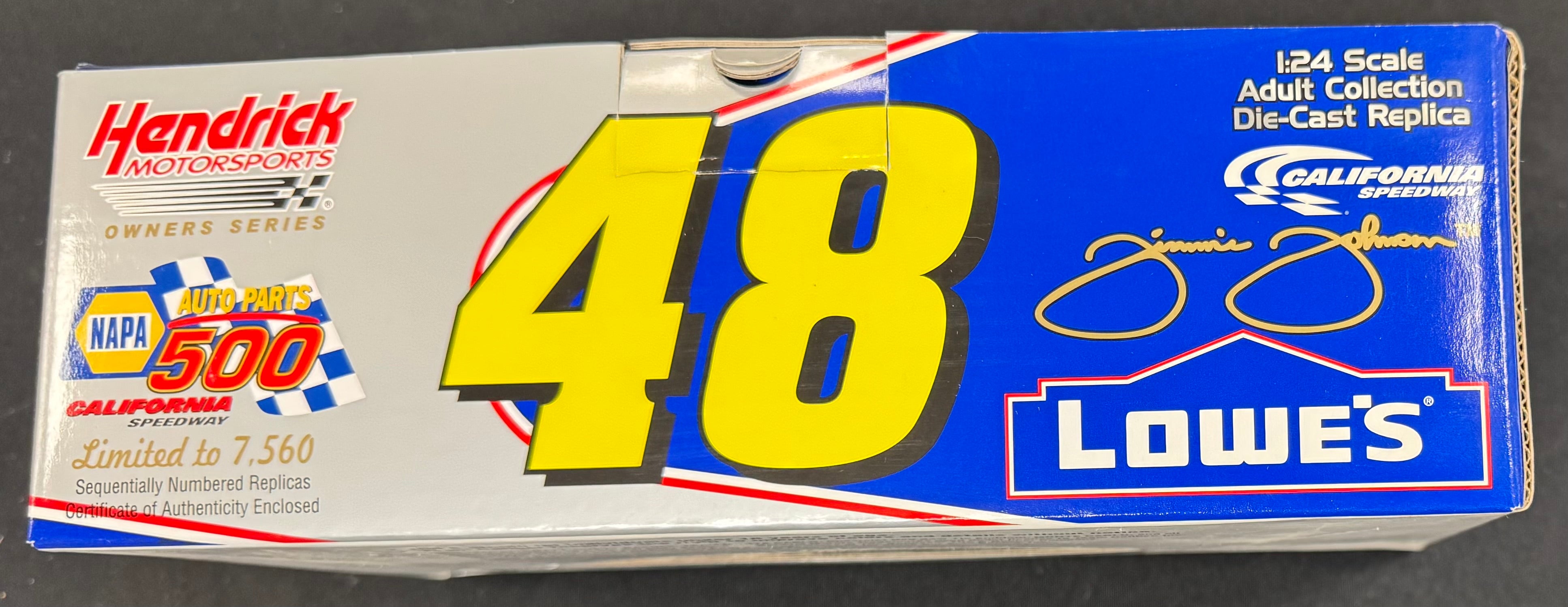 Jimmie Johnson #48 Lowe's/Napa 2002 Team Caliber 1:24 Diecast Car /7560