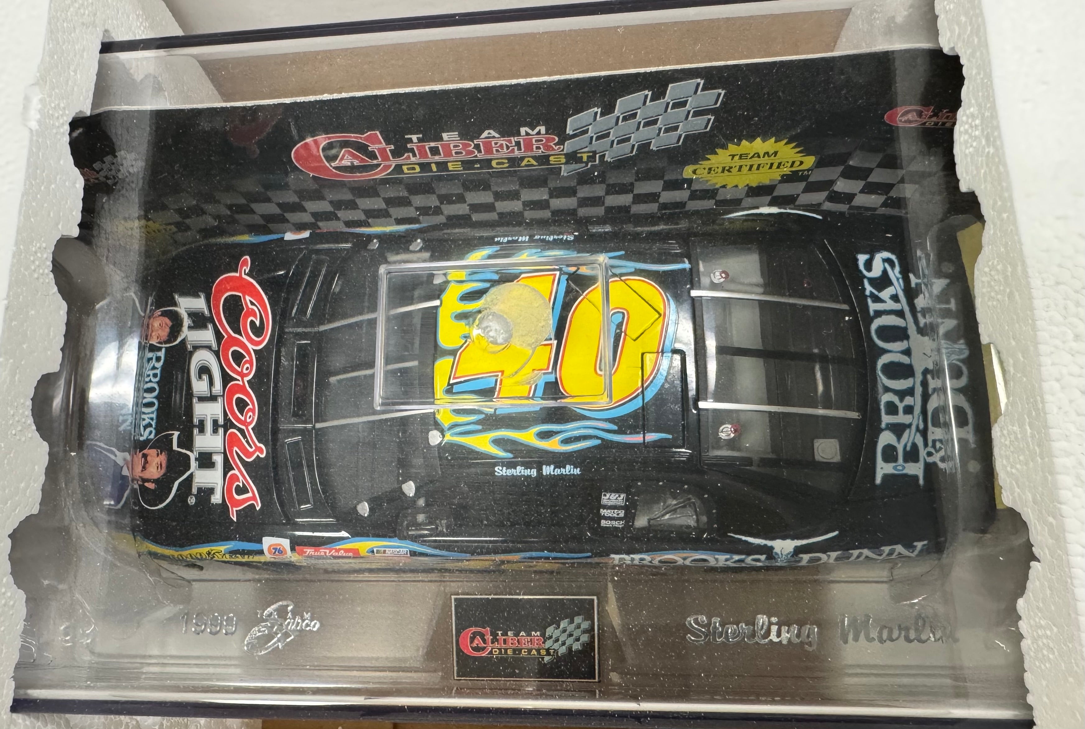 Sterling Marlin #40 Brooks & Dunn 1999 Team Caliber 1:24 Diecast Car /3120