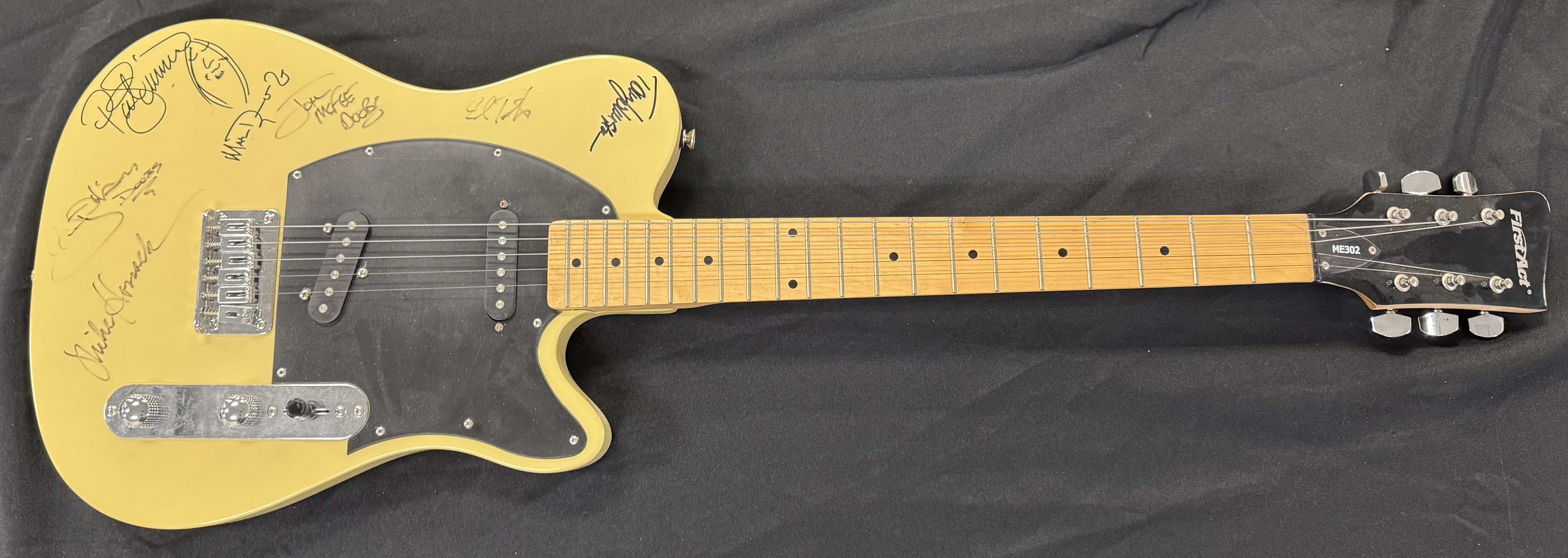 The Doobie Brothers Signed Autographed Electric Guitar JSA Authentic Letter