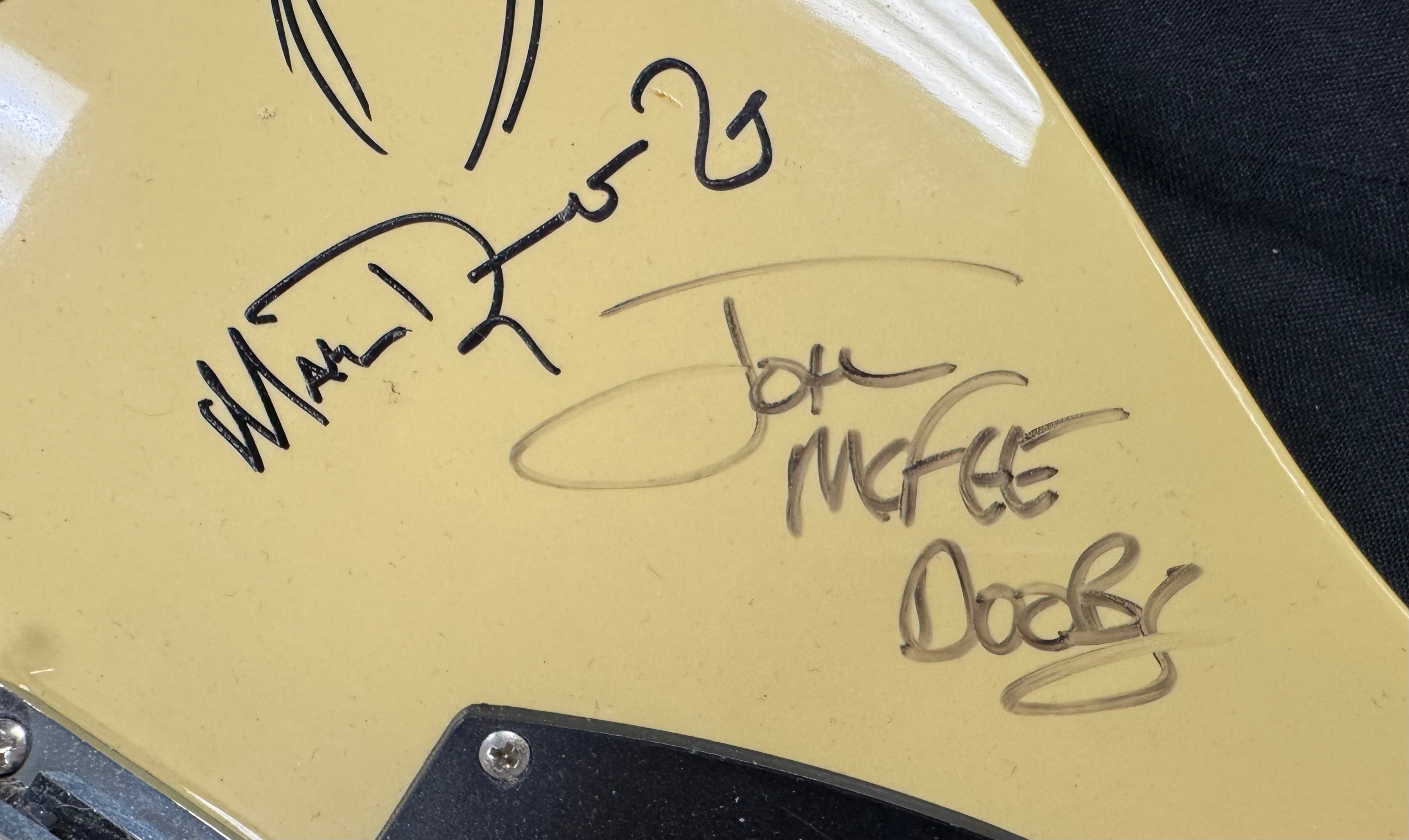 The Doobie Brothers Signed Autographed Electric Guitar JSA Authentic Letter
