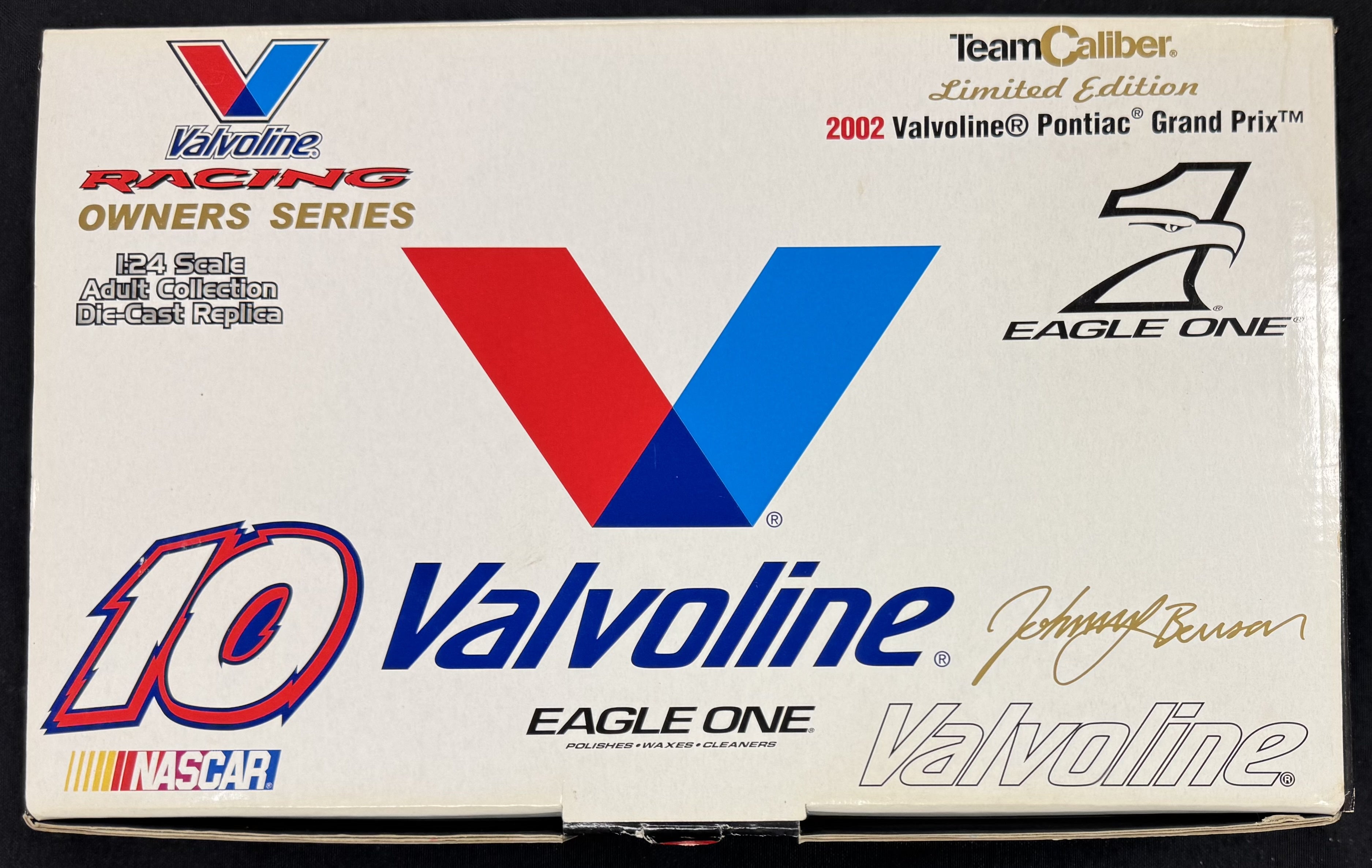 Johnny Benson #10 Valvoline Eagle One 2002 Team Caliber 1:24 Diecast Car /3120