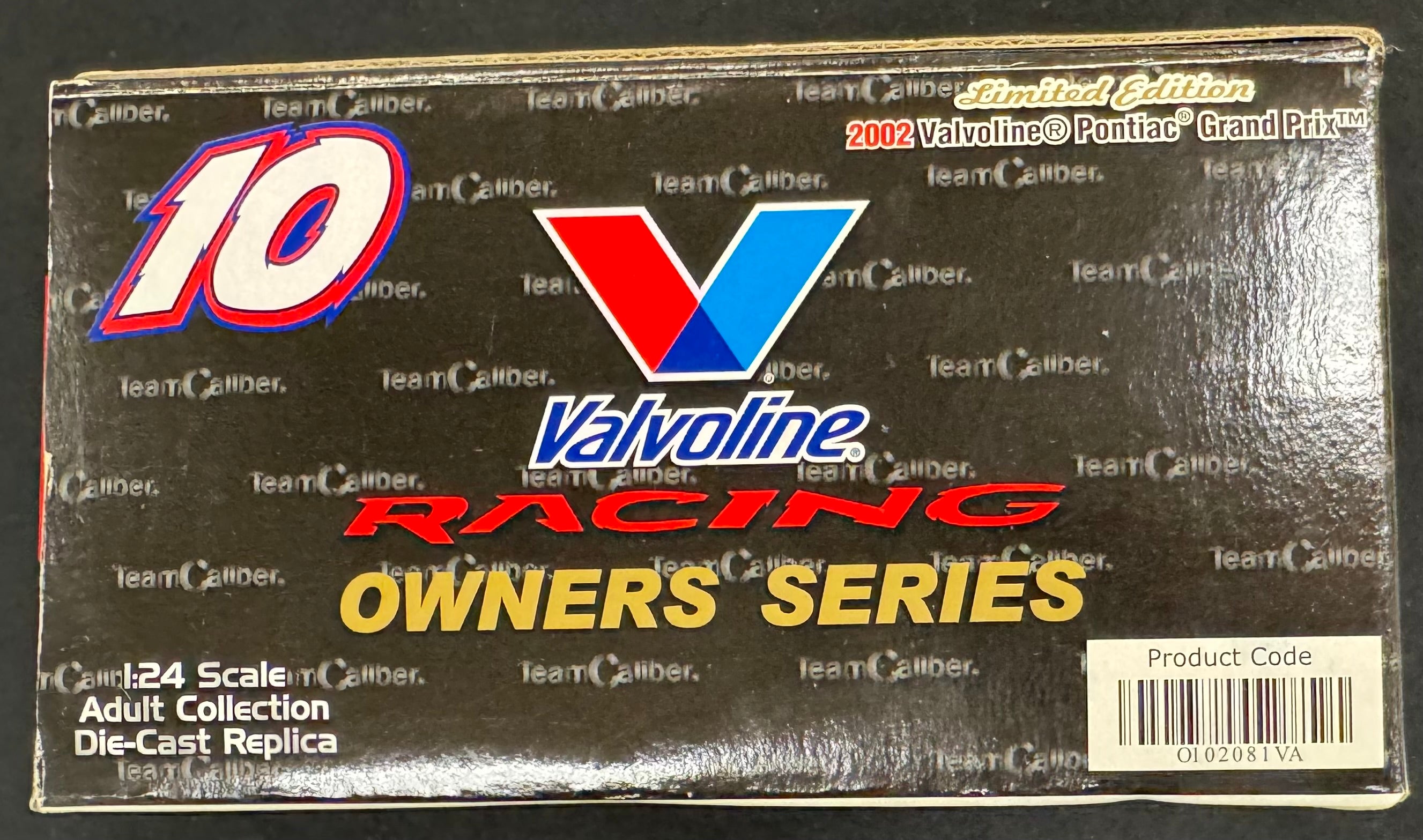 Johnny Benson #10 Valvoline Eagle One 2002 Team Caliber 1:24 Diecast Car /3120