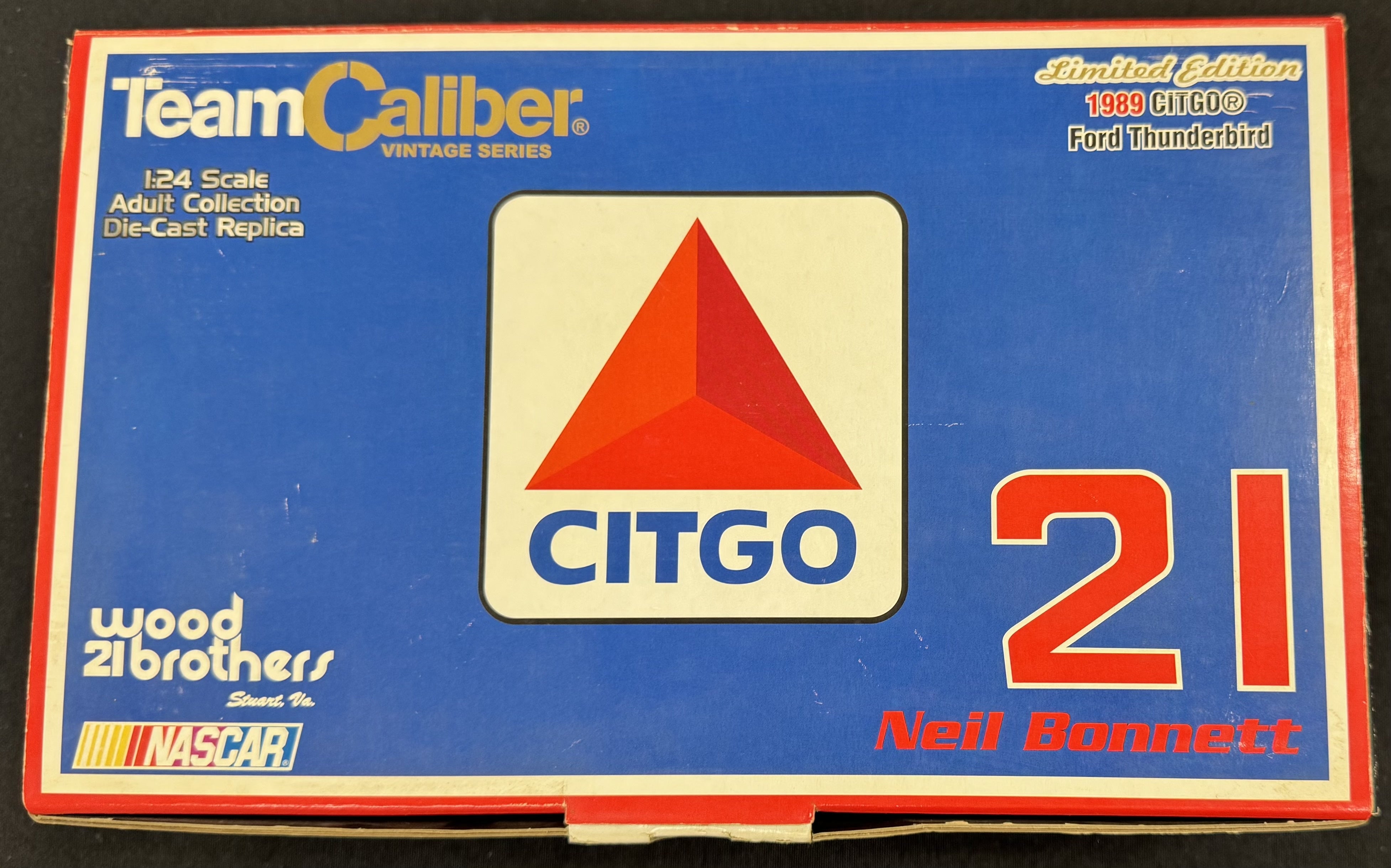 Neil Bonnett #21 Citgo 1989 Thunderbird Team Caliber 1:24 Diecast Car /3120