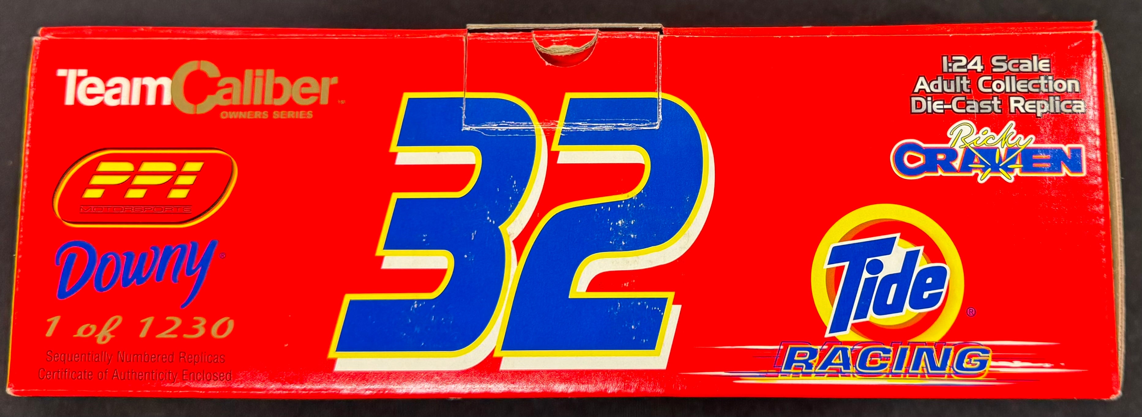 Ricky Craven #32 Tide Racing Downy 2001 Team Caliber 1:24 Diecast Car /1230
