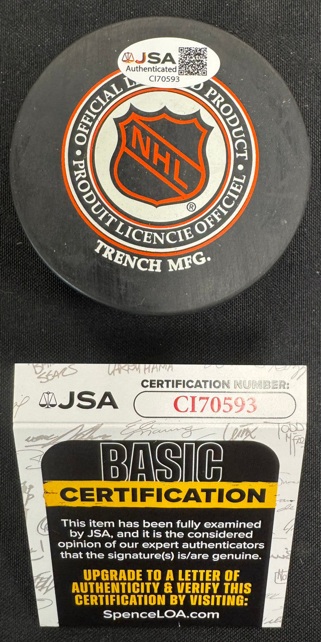 Brendan Shanahan Signed Autographed Puck JSA Cert