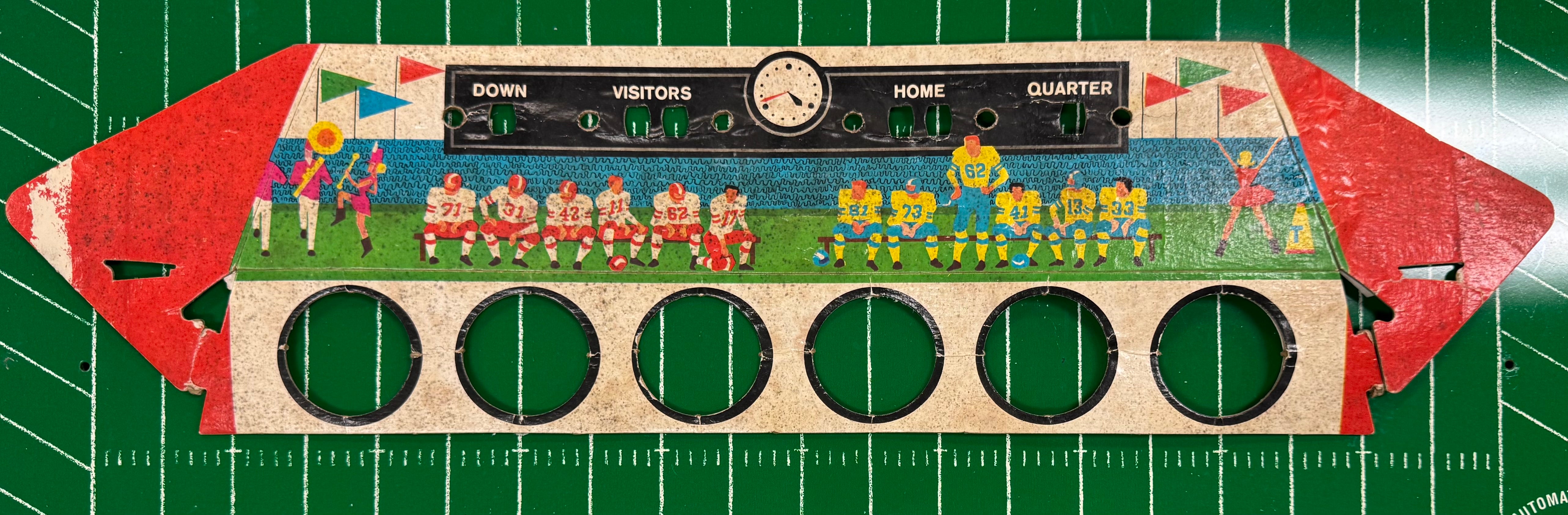 1968 Tudor Electric Football Board Game Complete W/ 6 Teams
