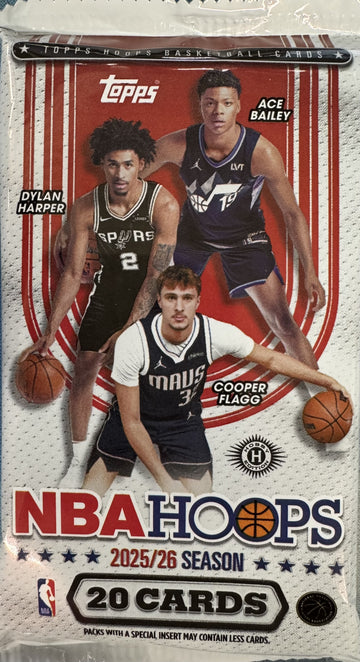 2025/26 Topps Hoops Basketball Jumbo Hobby Pack