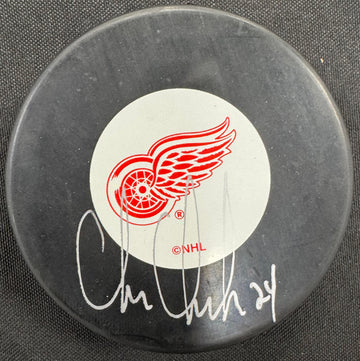 Chris Chelios Signed Autographed Puck JSA Cert *881