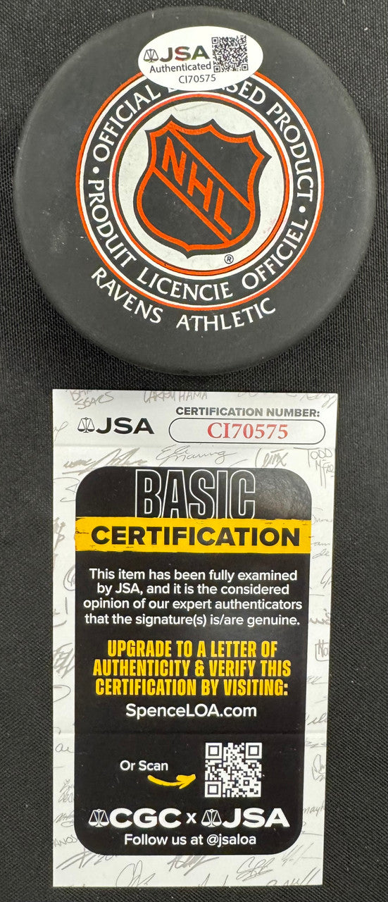 Scotty Bowman Signed Autographed Puck JSA Cert *575