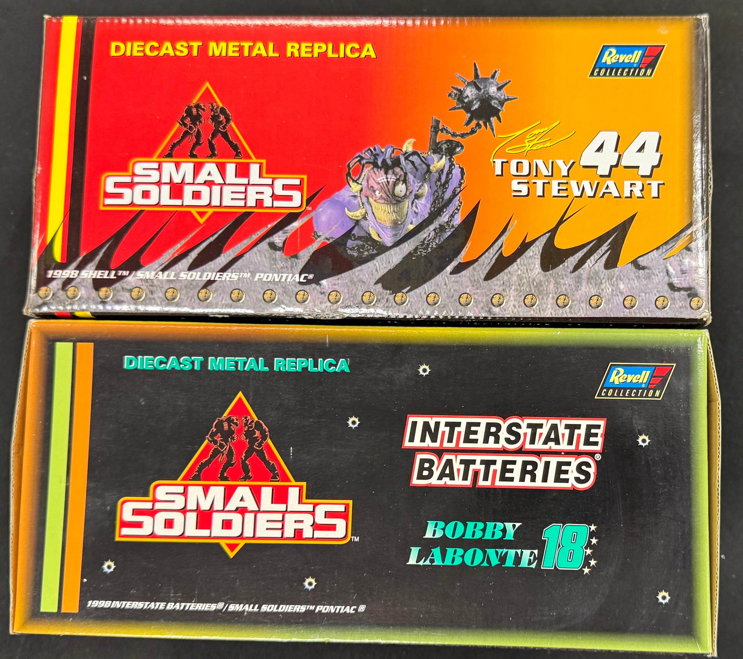 Tony Stewart and Bobby Labonte Small Soldiers Revell 1:24 Diecast Car Lot