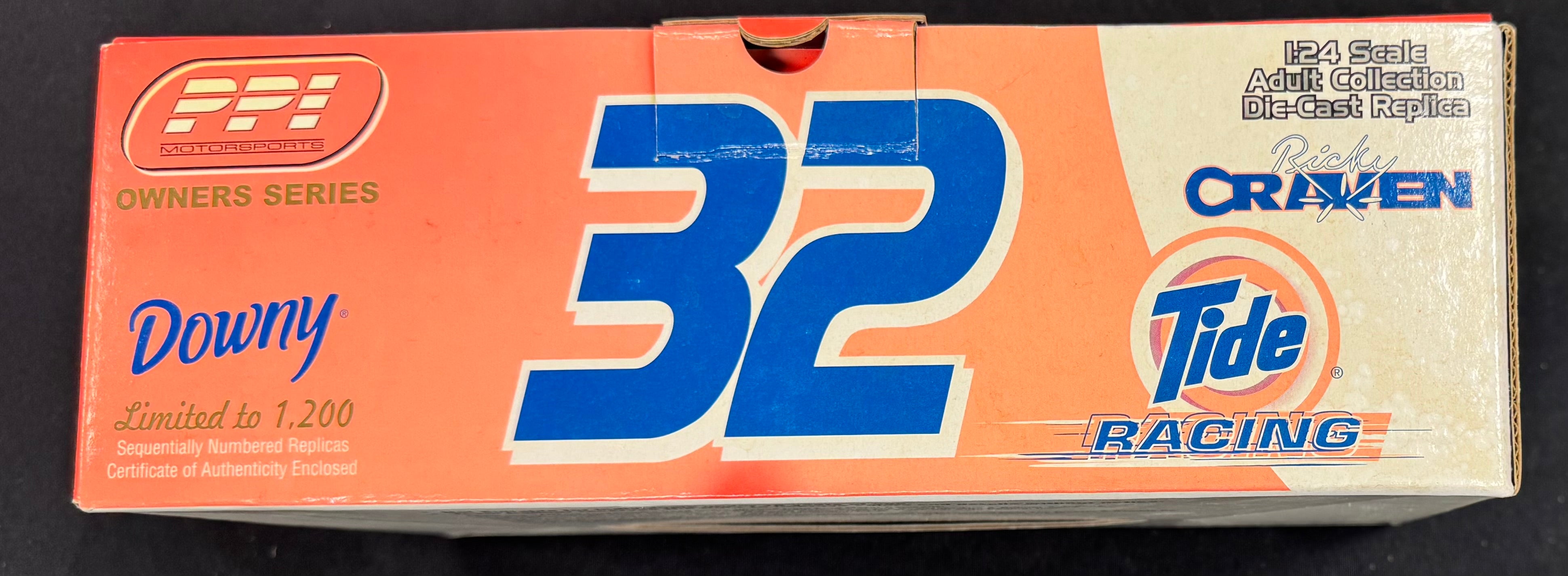 Ricky Craven #32 Tide Racing Downy 2002 Team Caliber 1:24 Diecast Car /1200