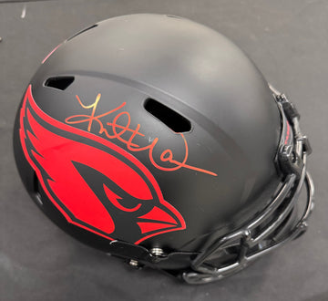 Kurt Warner Signed Autographed Riddell Speed FS Replica Helmet Beckett