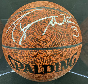 Dwyane Wade Signed Autographed Rookie Year Spalding NBA Basketball JSA Cert