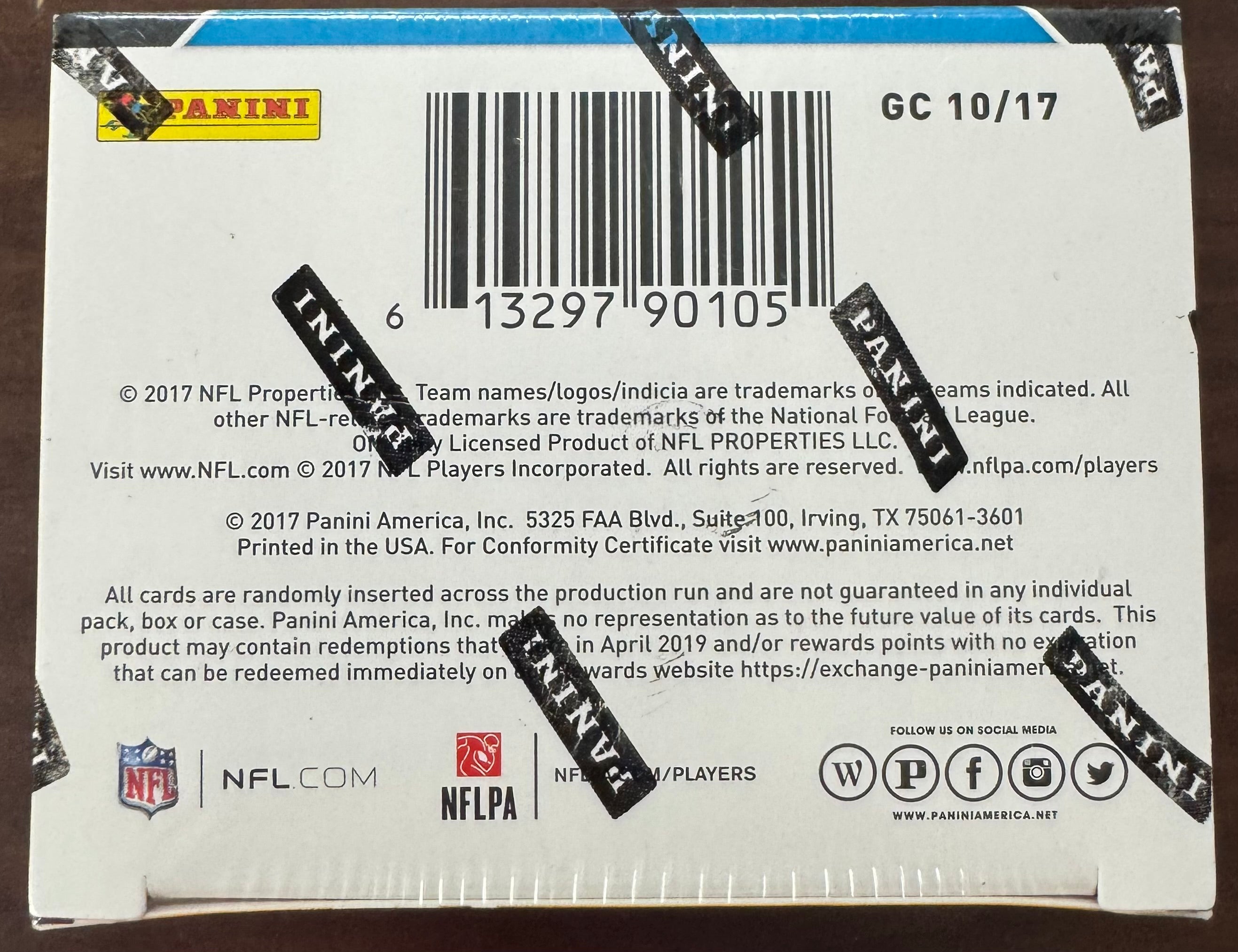 2017 Panini Prizm Football Blaster Box Factory Sealed