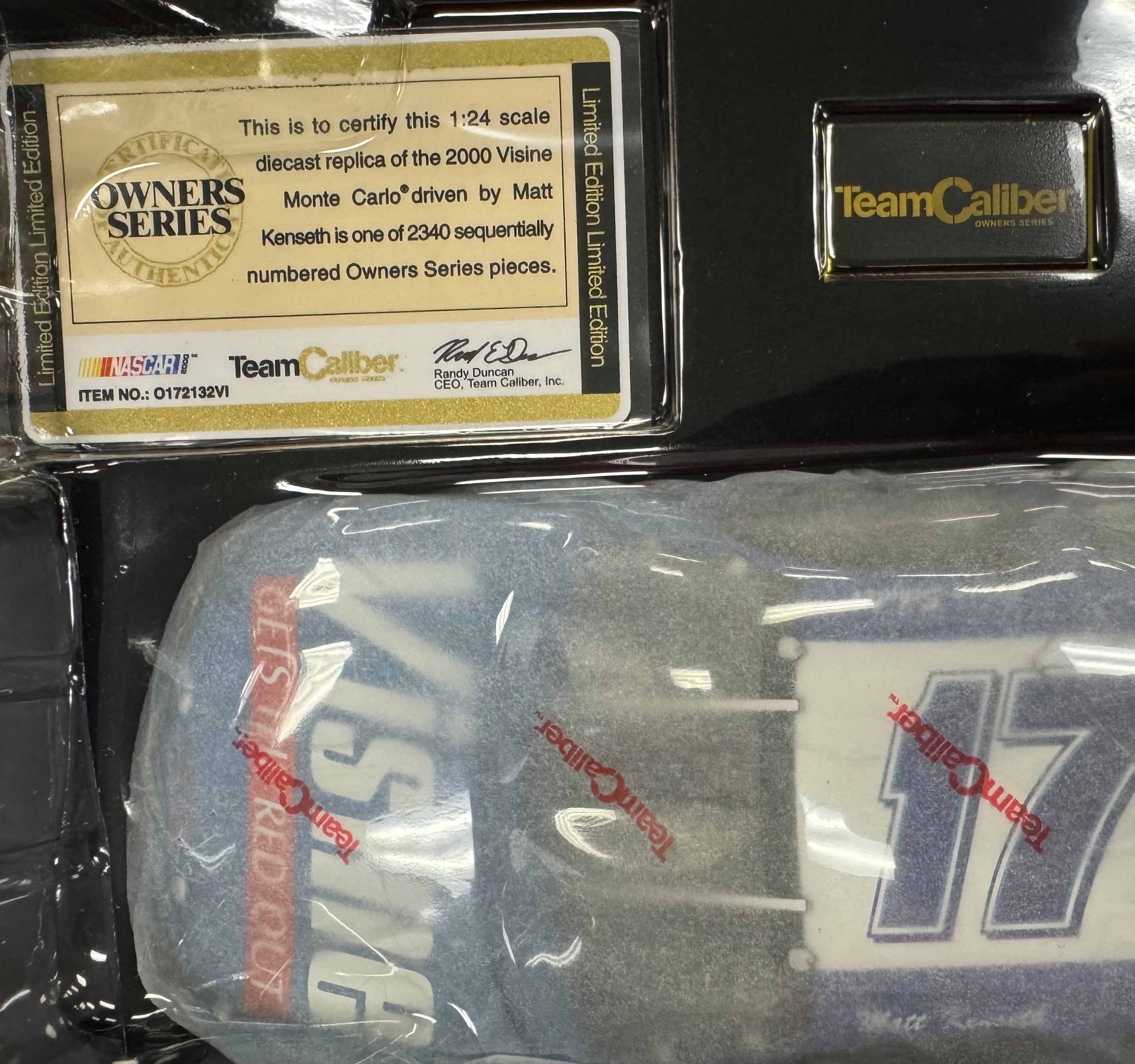 Matt Kenseth #17 Visine Racing 2000 Team Caliber 1:24 Diecast Car /2340
