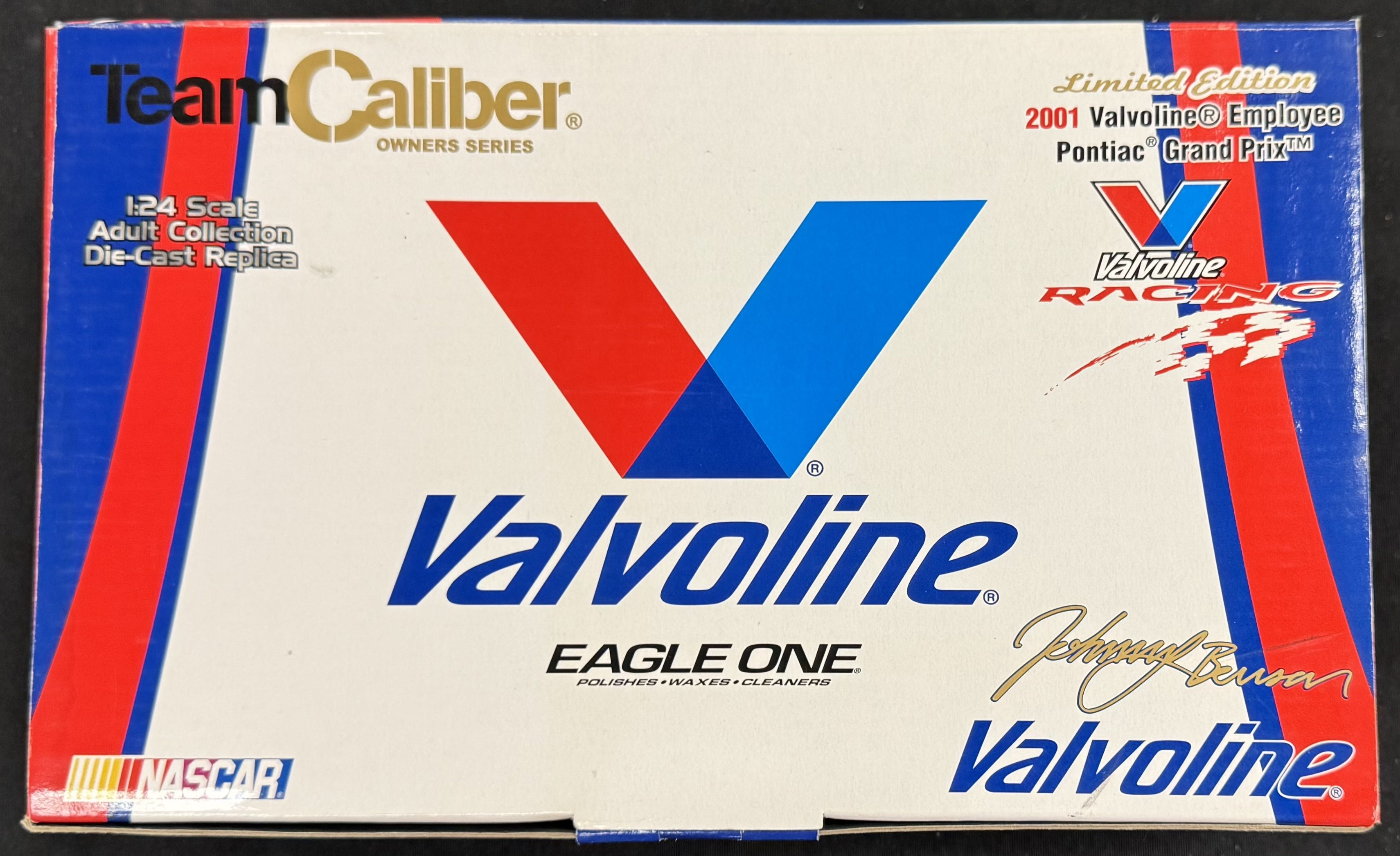 Johnny Benson #10 Valvoline Racing 2001 Team Caliber 1:24 Diecast Car /1800