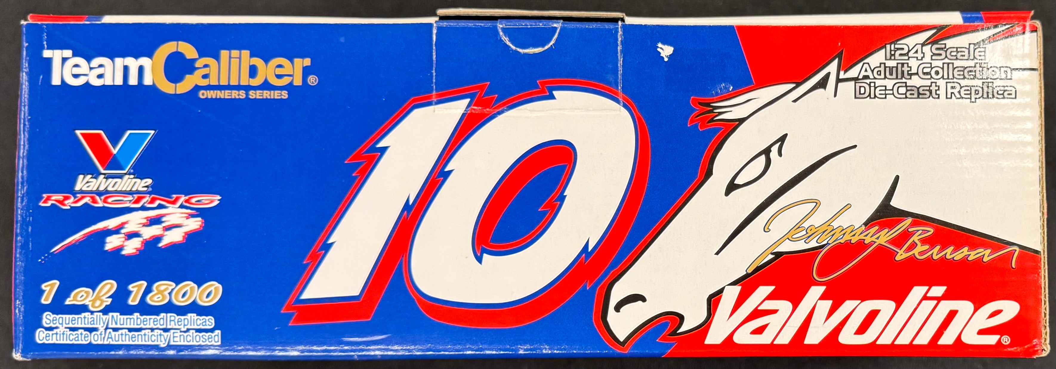 Johnny Benson #10 Valvoline Racing 2001 Team Caliber 1:24 Diecast Car /1800