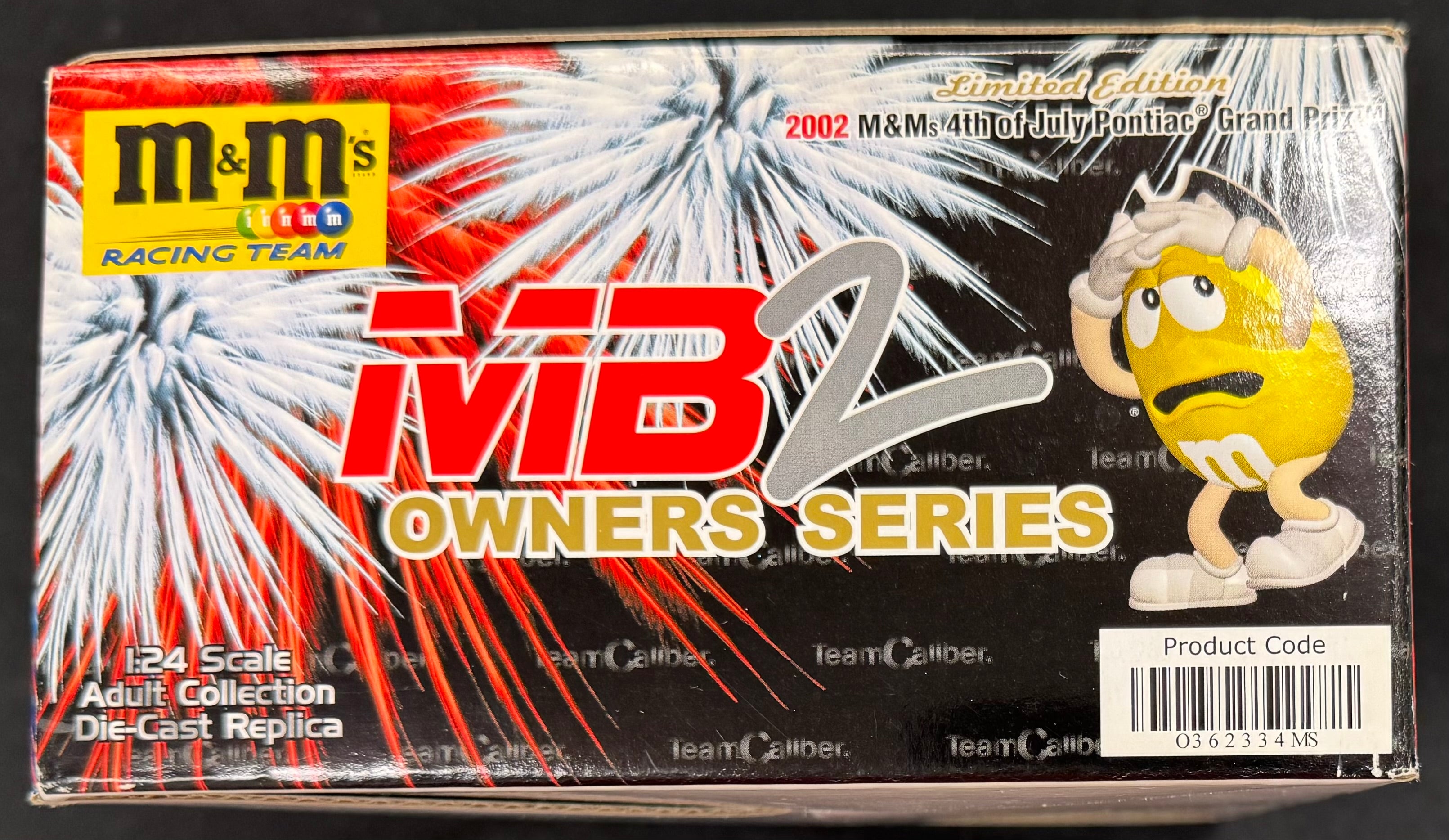 Ken Schrader #36 M&M's 4th of July 2002 Team Caliber 1:24 Diecast Car /2400