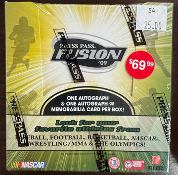 2009 Press Pass Fusion Hobby Box Factory Sealed