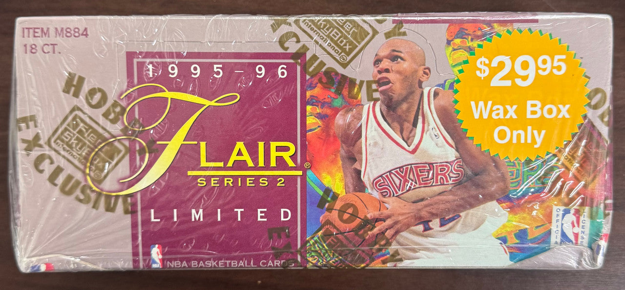 1995/96 Flair Basketball Series 2 18 Pack Box Factory Sealed