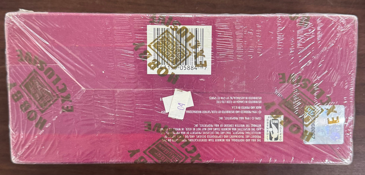 1995/96 Flair Basketball Series 2 18 Pack Box Factory Sealed