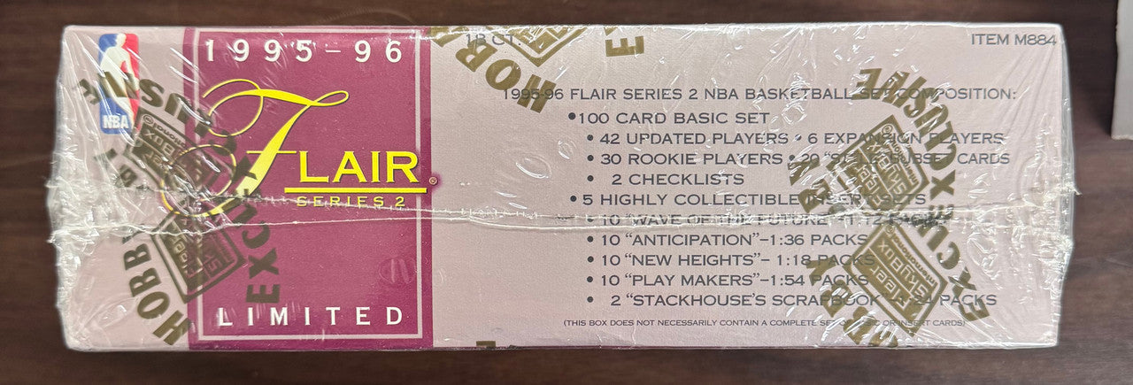 1995/96 Flair Basketball Series 2 18 Pack Box Factory Sealed