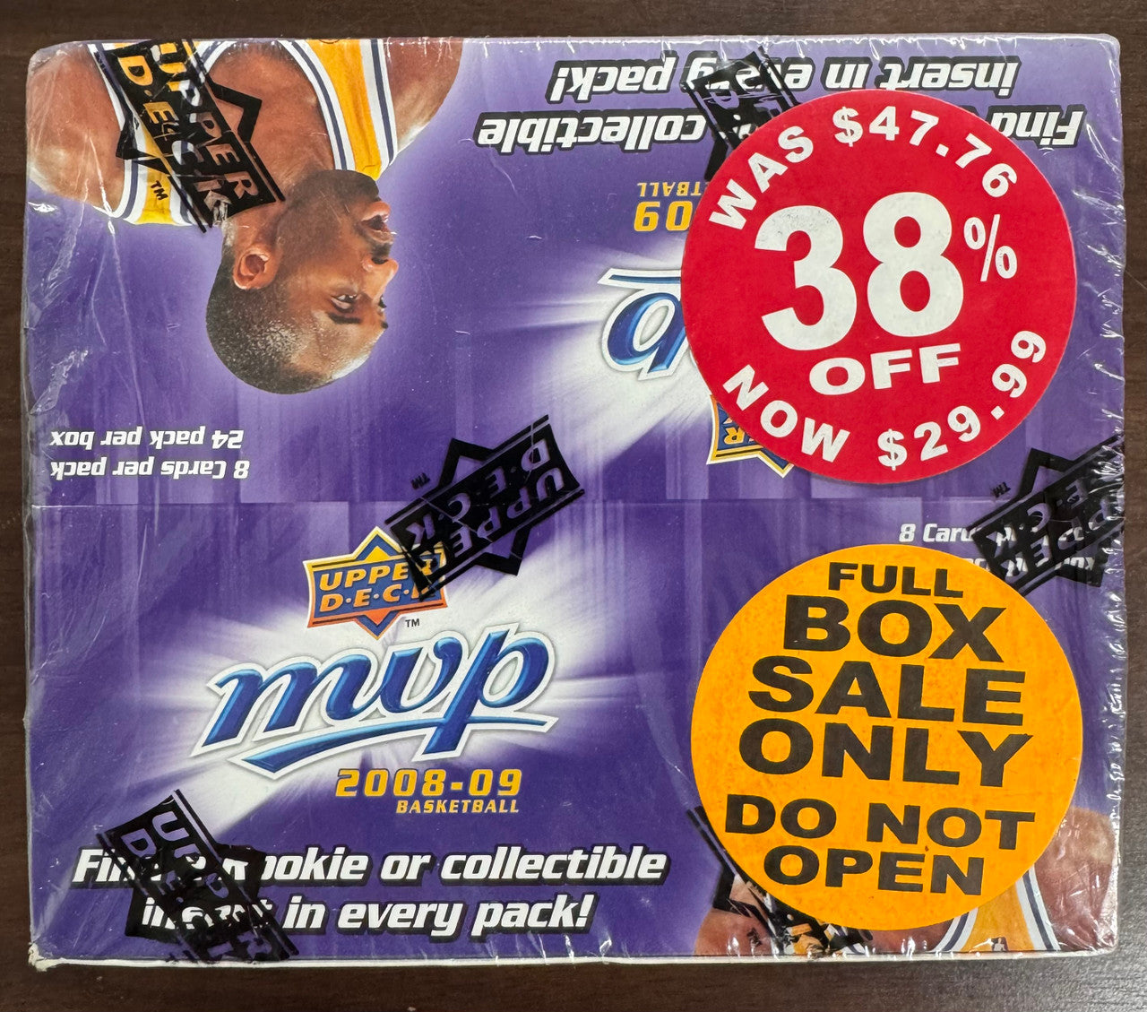 2008-09 Upper Deck MVP Retail Box Factory Sealed