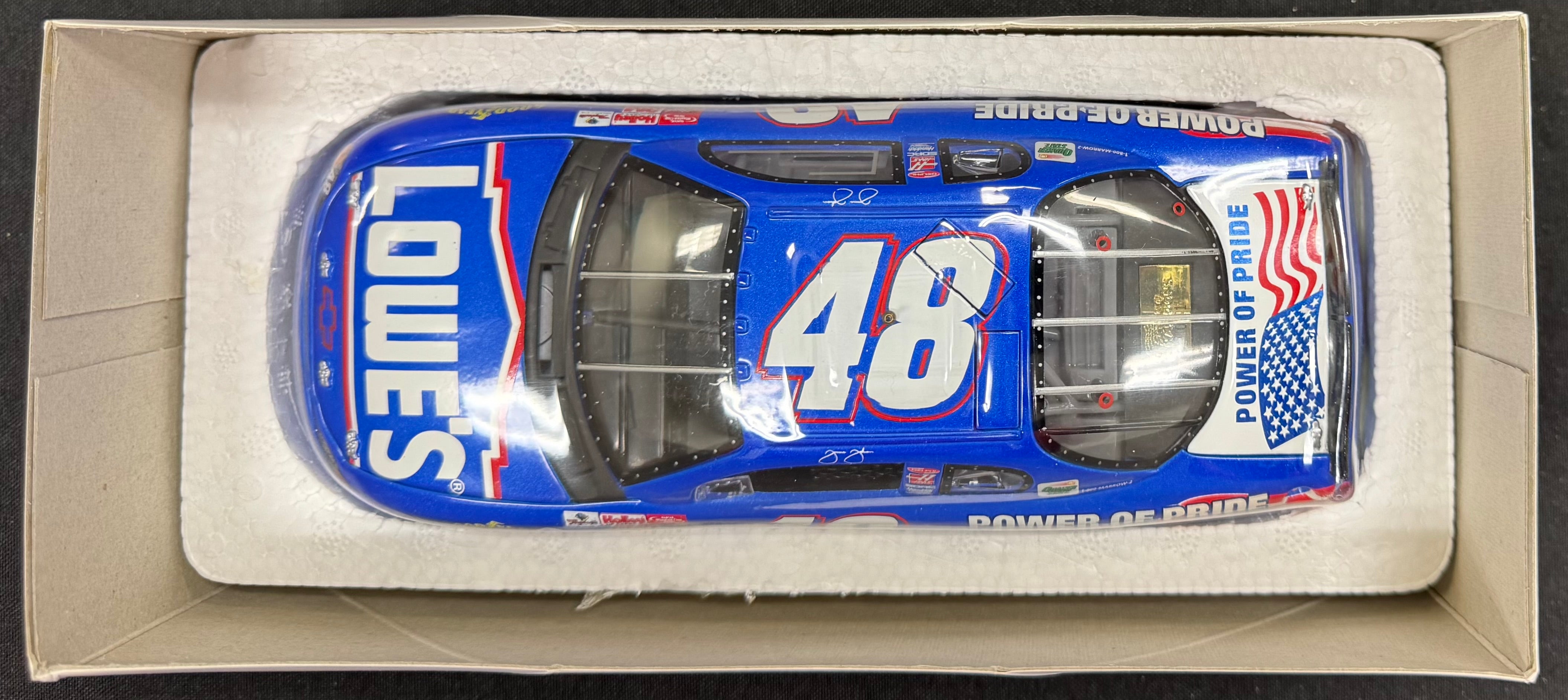 Jimmie Johnson #48 Lowe's Power of Pride Racing Champions 1:24 Diecast Car /999