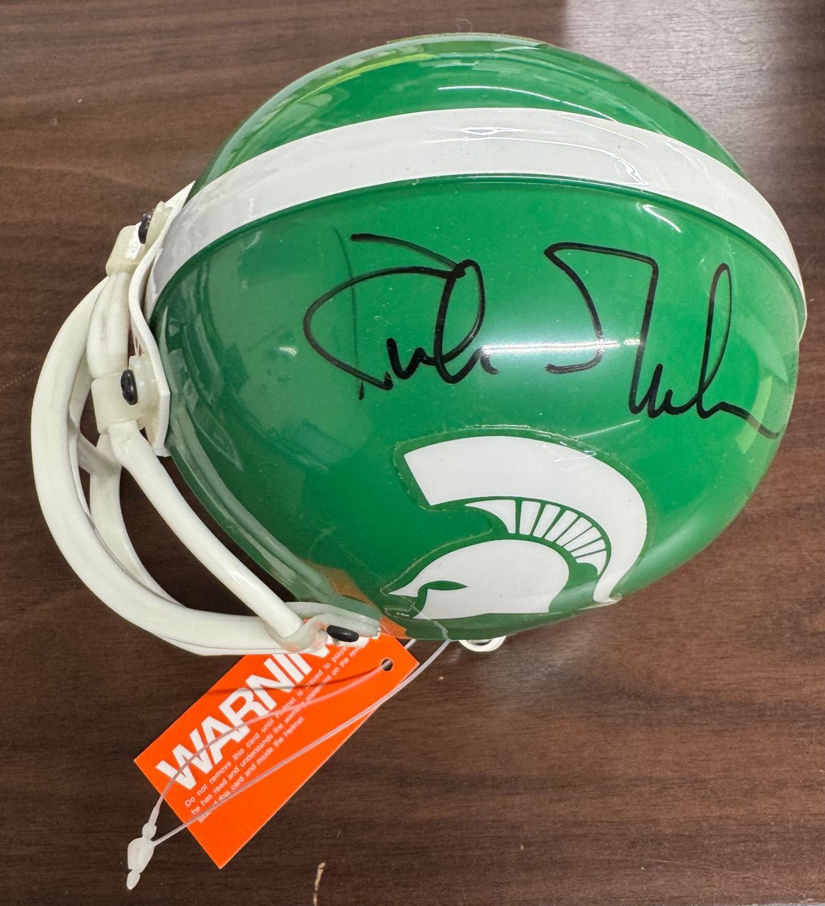 Kirk Gibson Signed Autographed MSU Mini JSA Cert