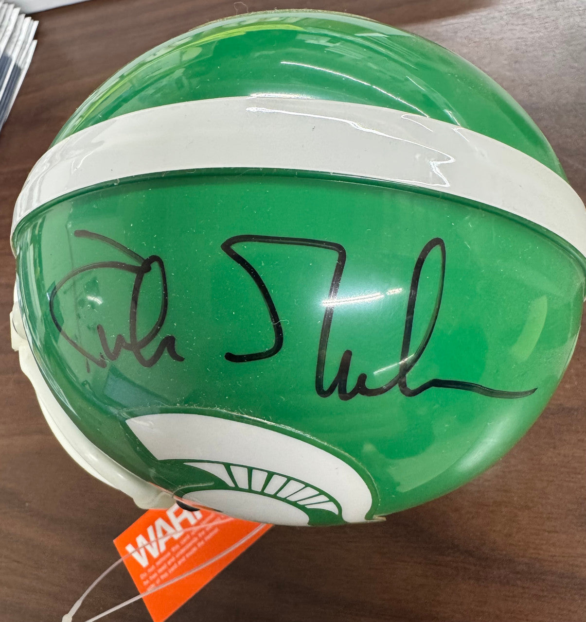 Kirk Gibson Signed Autographed MSU Mini JSA Cert
