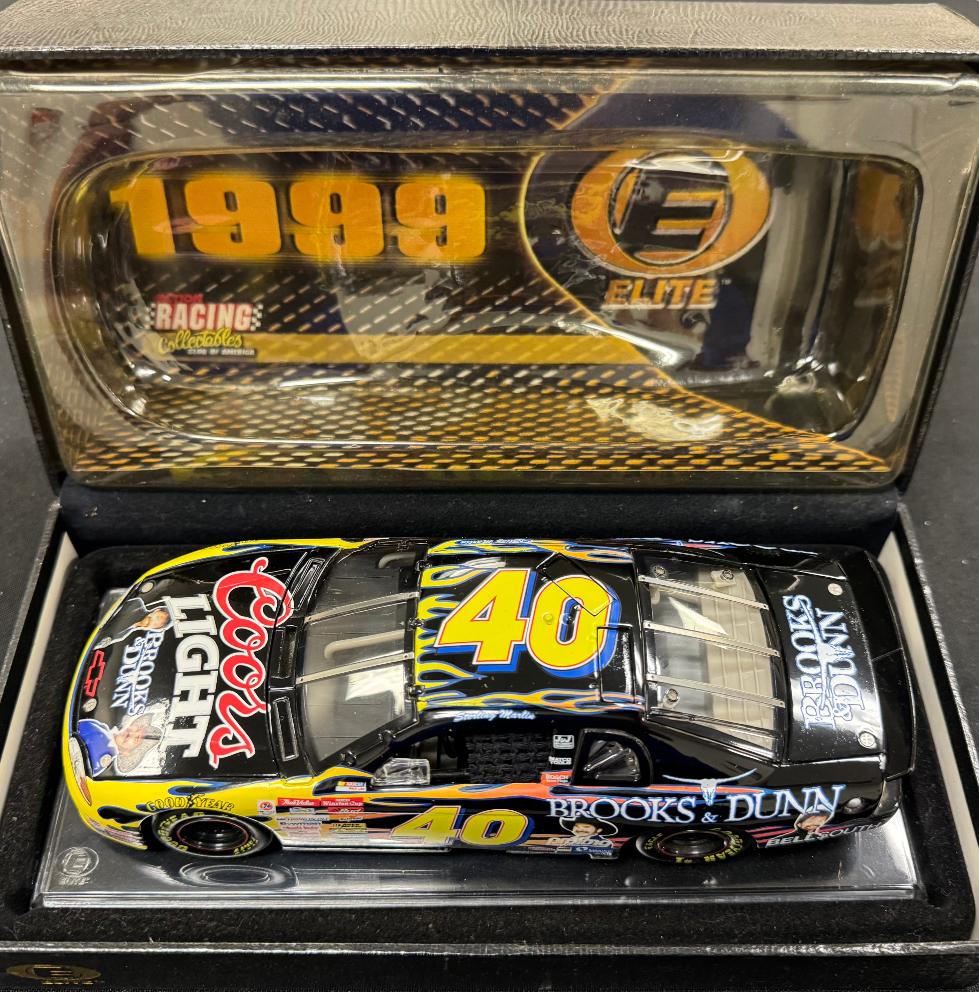 Sterling Marlin #40 Brooks & Dunn 1999 Action Racing Elite 1:24 Diecast Car /800