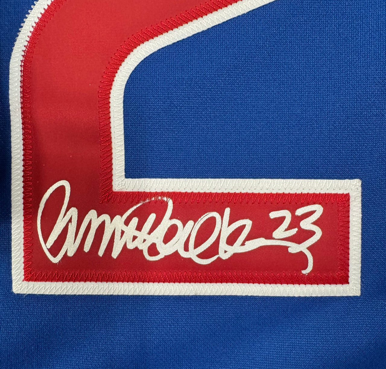 Ryne Sandberg Signed Autographed Inscribed Mitchell & Ness Cubs Jersey Sz 52 JSA