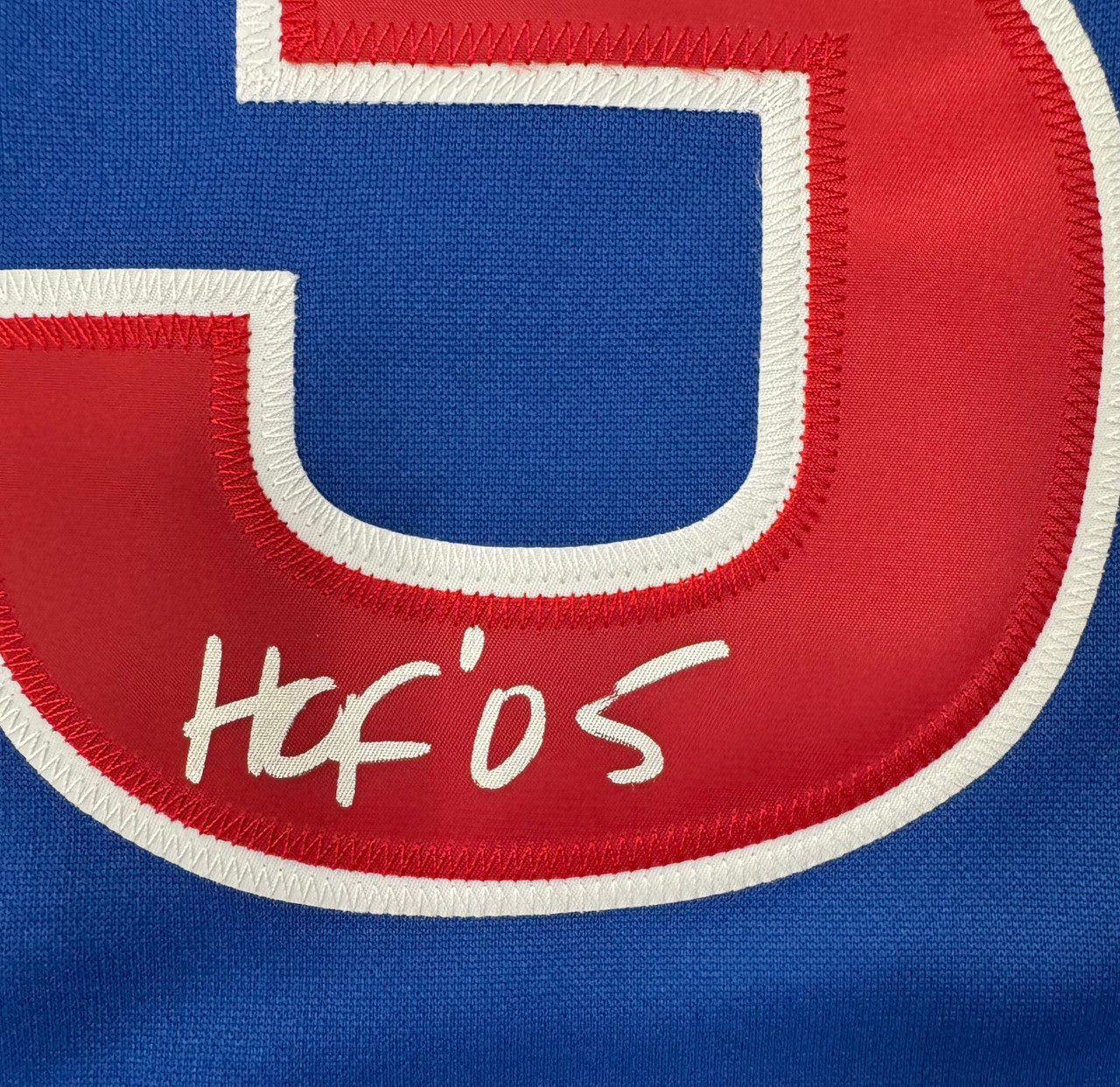 Ryne Sandberg Signed Autographed Inscribed Mitchell & Ness Cubs Jersey Sz 52 JSA